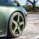Green paint, green wheels